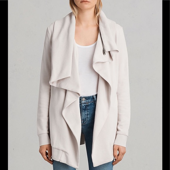 All Saints Tops - ALLSAINTS Dahlia Sweatshirt in Nude Stone
